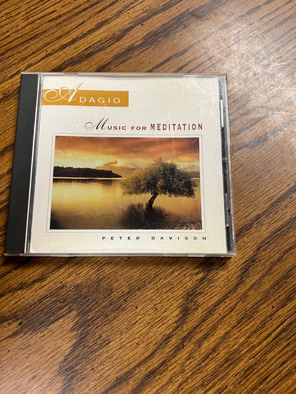 Adagio "Music for Meditation" CD - Warm Sunset Artwork